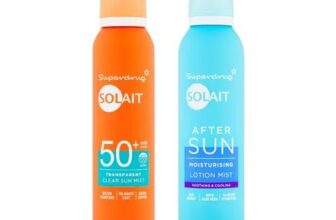 Solait Transparent SPF50 Sun Spray and Aftersun Bundle
