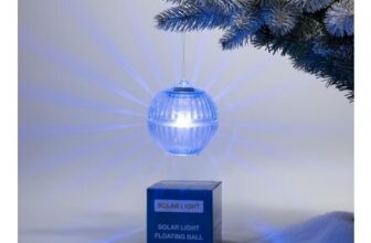 Solar Floating Pool Light LED Glow Ball, IP44 Waterproof