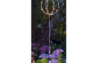 Solar-Powered 1lm Integrated LED Outdoor Stake Light