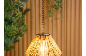 Solar Powered Natural Hanging Light