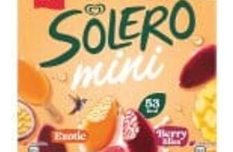 Solero Mini Exotic & Berry Bliss Ice Cream Lollies 6x50ml