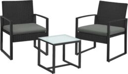 Songmics PE Rattan 3 Piece Garden Furniture Set – Sold & Dispatched by Songmics Home UK
