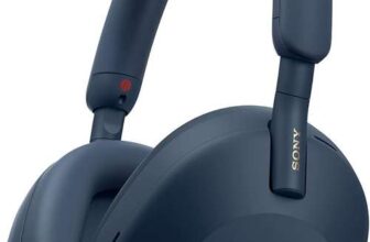 Sony WH-1000XM5 Wireless Over-Ear Headphones with Hard Case- Midnight Blue/Silver/Pink – Prime Day Deal
