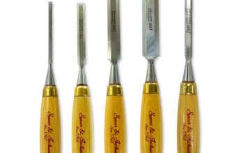 Spear & Jackson SJ5PCSET 5-Piece Professional Wood Chisel Set – Handcrafted in Sheffield, England