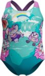 Speedo Kids LTS Print Xbck One Piece Swimsuit