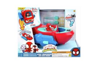 Spidey Transforming Web-Wave Cruiser – 9-Inch 2-in-1 Vehicle
