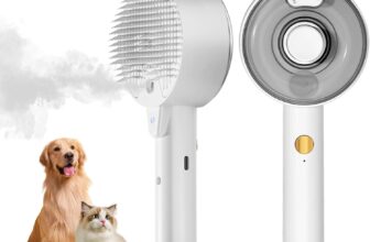 Spritz Defur Comb For Cats 2026 Cat Steam Brush For Grooming 4 In 1 Spray Cat Comb For Shedding Steamy Dog Brushes For Long Short Haired Cats Dogs Kitten Rabbit Pets Grooming Brush For Massage Clean