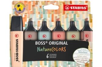 Stabilo BOSS ORIGINAL NatureCOLORS Highlighters, Pack of 6