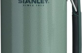 Stanley 1913 Classic Legendary Thermal Flask 1.4L – Keeps Hot Or Cold for 40 Hours – BPA-Free Insulated Bottle – Stainless Steel Coffee Flask – Leakproof – Dishwasher Safe – Hammertone Green