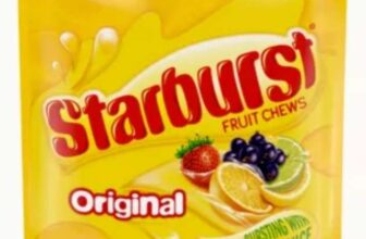 Starburst Vegan Chewy Sweets Fruit Flavoured Pouch Bag 138g