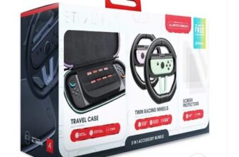 Stealth 3-in-1 Nintendo Switch 2 Bundle Travel Case Twin Wheels Screen Protector