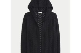 Stitchy Hooded No Close Cardigan