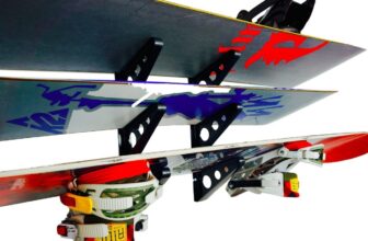StoreYourBoard Snowboard Multi Wall Rack, Home Storage & Organization Horizontal Mount