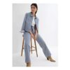 Straight Leg Denim Jeans