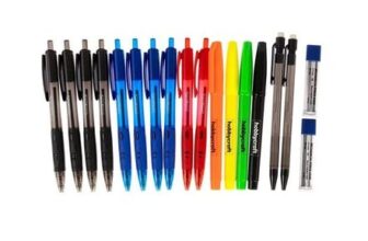 Student Essential Stationery Pack 18 Pieces