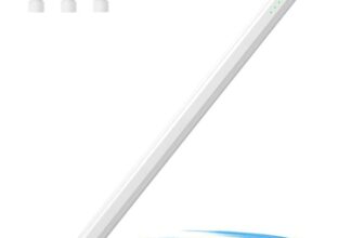 Stylus Pen for iPad(2018-2025)-2X Faster Charge (Bright White) Sold by ENEKIO LTD / FBA