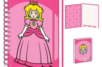 Super Mario Princess Peach A5 Wiro Notebook