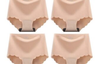 Sweetneed Seamless Knickers for Women, 4-Pack Modal Ice Silk