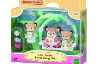 Sylvanian Families -Deer Babies Floral Swing Set- 5801 – Prime deal