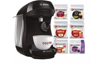 TASSIMO by Bosch Happy Friendly Coffee Machine Starter Kit