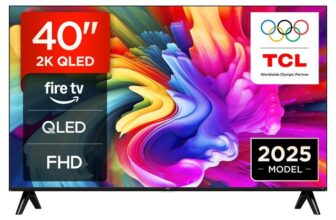 TCL 40SF560-UK 40 Full HD QLED Direct LED Smart TV with Fire TV, Alexa Voice Control, 32 – £132 / 43 – £159