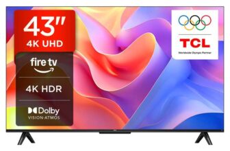 TCL 43PF650K 43-inch 4K Ultra HD, HDR TV, Smart LED Fire TV Dolby Vision, Dolby Atmos, DTS, HDR 10, Alexa built-in, Airplay2