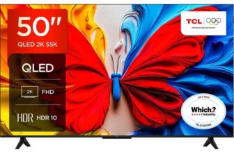 TCL 50V5C-UK 50 QLED Full HD Smart TV – W/Code Sold by AO (UK Mainland)