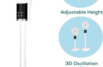 TCP Black Quiet Oscillation Pedestal Fan ( Thursday Delivery / Black or White / Remote )