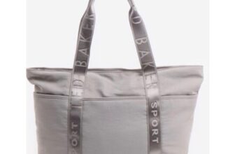 TED BAKER Grey British Monument Fabric Tote Bag