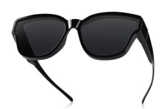 TINHAO Polarised over Glasses Sunglasses Unisex UV400 Black