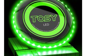TOSY Flying Disc with 36 LEDs, Auto Light-Up, Waterproof