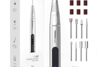 TOUCHBeauty Cordless Nail Drill Kit, 30000 RPM, 8 Bits