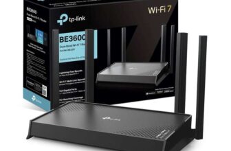 TP-Link Archer BE220 Dual-Band WiFi 7 Router, BE3600 EasyMesh WiFi Router with 4 Antennas – Prime Deal