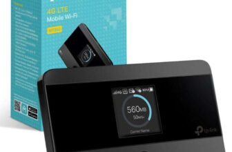 TP-Link M7350 4G Cat4 LTE Portable WiFi, Mobile MiFi Hotspot, Connection with up to 10 Devices, Up to 8 Hours of Battery
