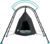 TP Toys UFO Den & Climbing Frame With Curved Climbing Rungs And Safety Handrails Mesh Den With Door, Climbing Ladder And Lookout Mesh Window. Adjustable Pivoting Feet – 3 years.