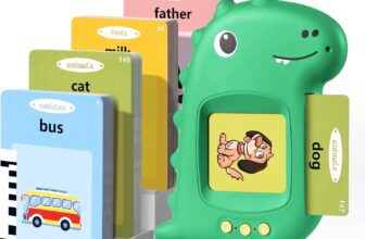 Talking Flash Cards for Toddler Toys for 2 3 4 5 6 Year Old Baby Boys Preschool Learning Resources Sensory Toys for Autism Educational Montessori Toy with 224 Words Interactive Gifts For Kids Age 2-6