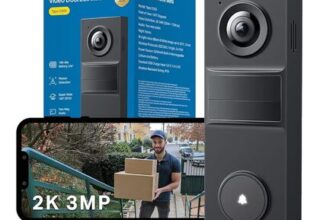 Tapo D205 2K 3MP Battery Doorbell Wireless, No Monthly Fee