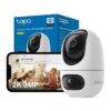 Tapo NEW C245D 2K Dual Lens Camera,Security Camera with Smart Tracking,Wide-angle Lens, Smart AI Camera,CCTV,40 ft IR Night Vision