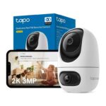 Tapo NEW C245D 2K Dual Lens Camera,Security Camera with Smart Tracking,Wide-angle Lens, Smart AI Camera,CCTV,40 ft IR Night Vision