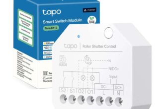 Tapo S112 6A 2 Channel WiFi and Bluetooth Smart Relay Switch,Shutter and Light Control with Power Consumption Prime Deal