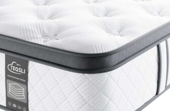 TeQsli 5FT King Mattress 10 Inch Gel Memory Foam Pocket Spring Hybrid Mattress, 150x200x25cm – Prime Day Deal