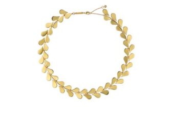Ted Baker Amelia Abstract Heart Necklace Gold