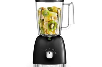 Tefal Black Collection Blender, 2L Jug, 2 Speeds, Pulse Mode, Kitchen Blender, 6 Stainless Steel