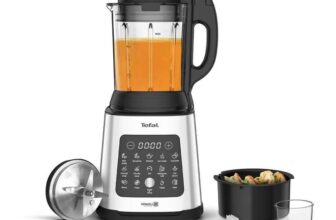 Tefal Blender & Soup Maker Perfectmix Cook, 2L, 10 Auto Programs, Smoothie Maker, Removable Blades – prime exclusive