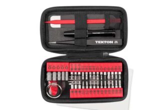 Tekton 28301 Everybit Tech Rescue Precision Screwdriver Set (TM) Kit for Electronics, Phones and Devices, 45-Piece