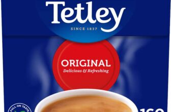 Tetley Original Black Tea Bags – Full Flavoured British Brew – Perfect for Breakfast or Anytime – Rainforest Alliance Certified -160 Teabags