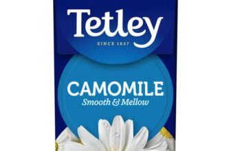 Tetley Pure Camomile Tea â€ 20 Teabags, Naturally Caffeine-Free, Soothing Herbal Teabag for Relaxation and Stress Relief