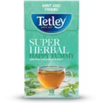Tetley Super Herbal Happy Tummy Mint and Fennel 18 Tea Bags 32.4g