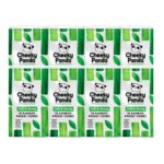 The Cheeky Panda Bamboo Pocket Tissues, 8 Pack of 10 Hypoallergenic Tissues, Ultra Soft, 3-Ply, White x3