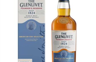 The Glenlivet Founders Reserve Single Malt Scotch Whisky, 70cl, with Gift Box